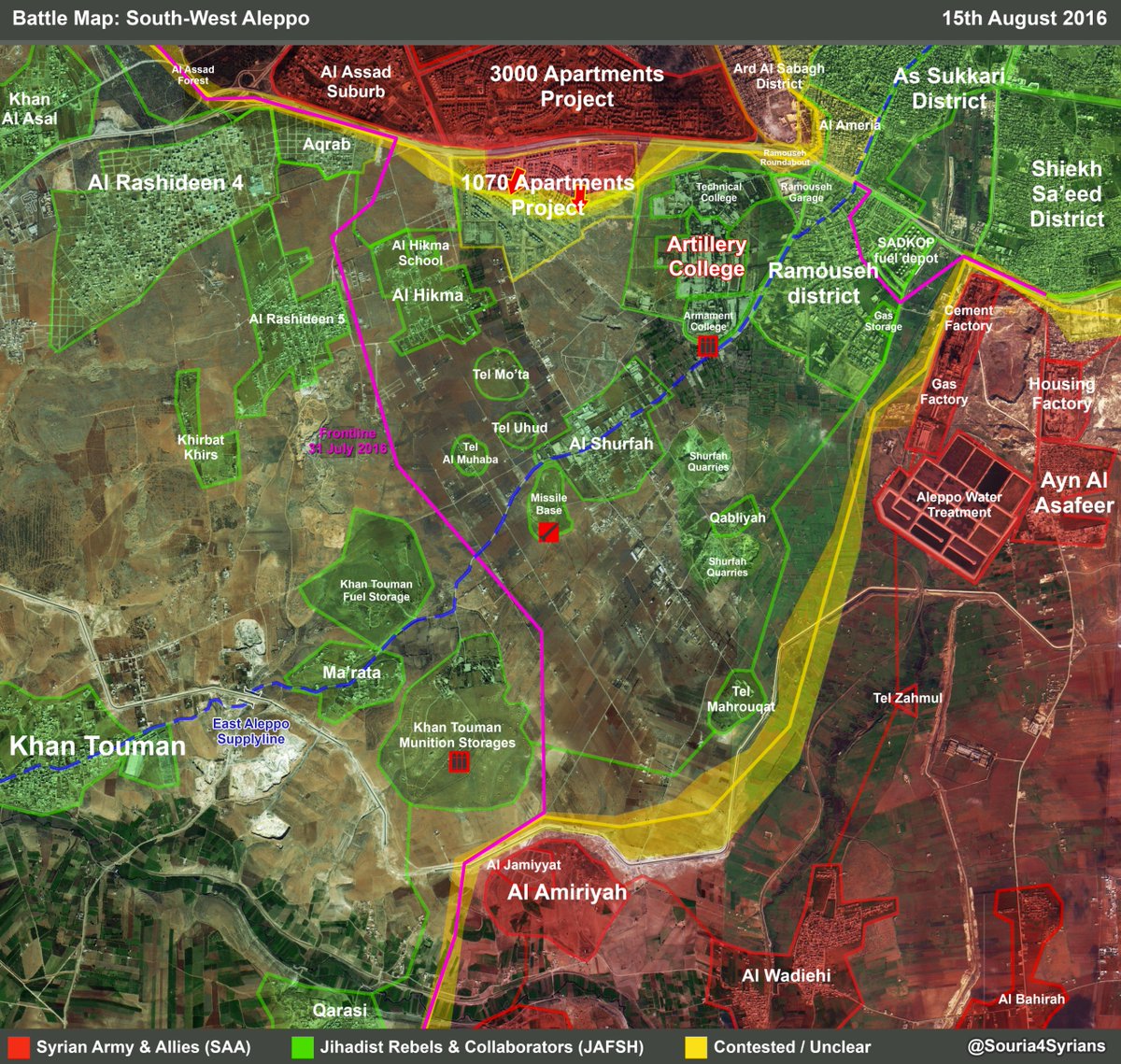 Syrian Army Liberates Over Half of 1070 Apartment Project in Southwestern Aleppo. Offensive Ongoing