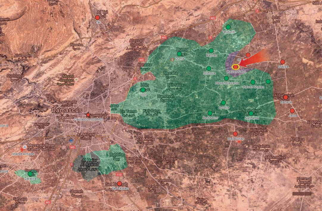 Syrian Army Takes Control of Another Town in Eastern Ghouta