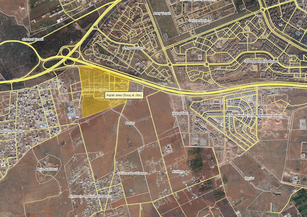 Overview of Military Situation in Aleppo City on August 10