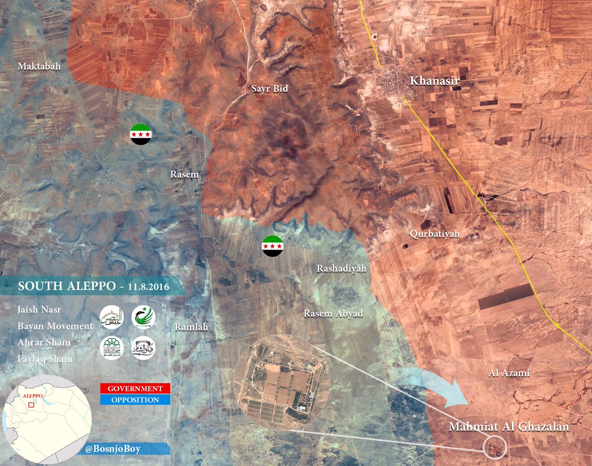 Oreview of Military Situation in Aleppo City on August 11-12 (Maps, Photos)