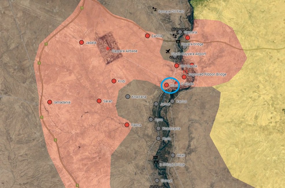 Iraqi Security Forces Liberate More Villages South of Qayyara Airbase