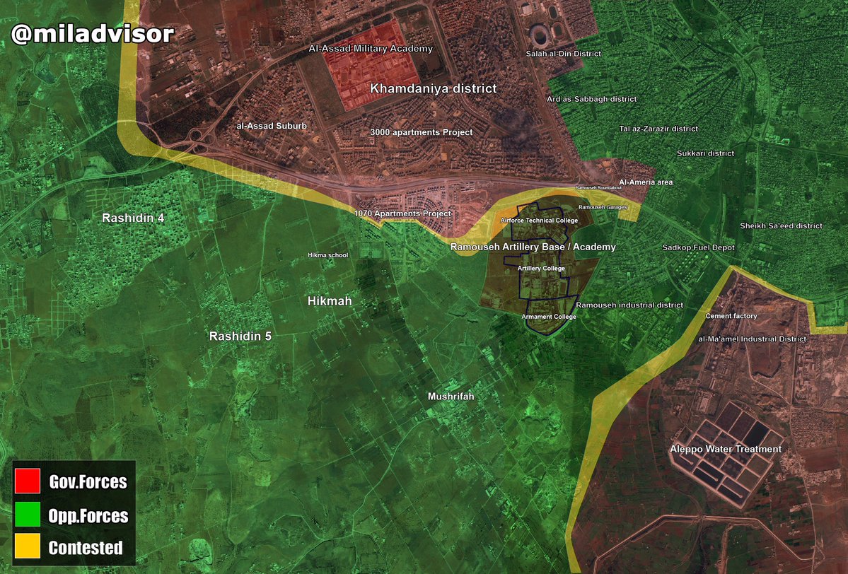 Overview of Military Situation in Aleppo City on August 18 (Maps, Videos)