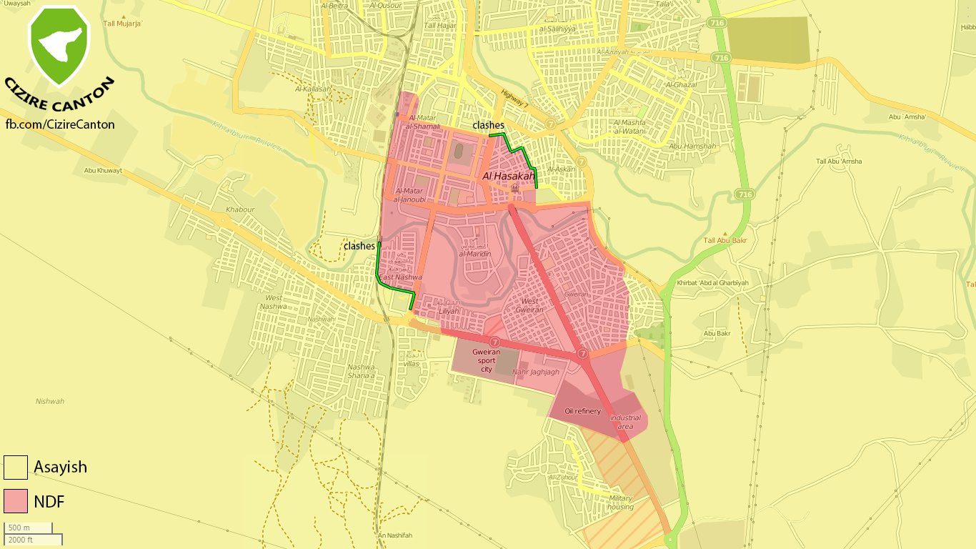 Tensions in Al-Hasaka Lead to Further Escalations between Syrian Government and Kurdish Political Leadership