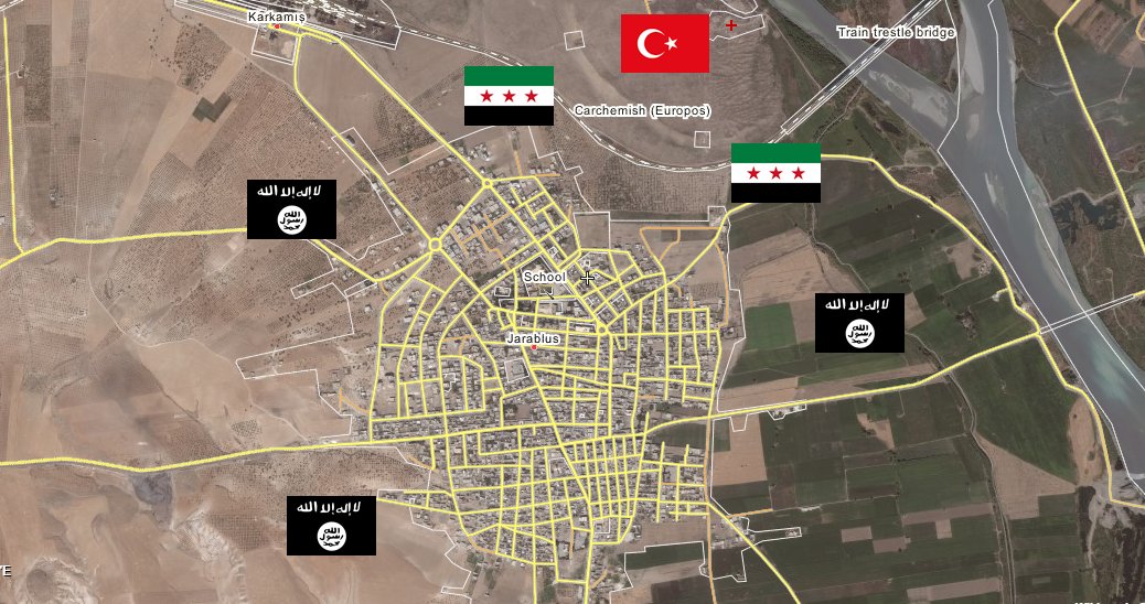 Turkish Military Launches Operation to Seize Jarablus in Northern Syria (Videos, Map)