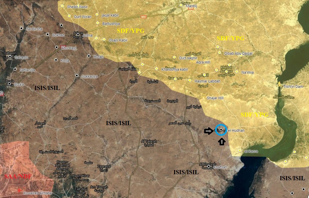 Turkey-led Forces and ISIS Attack SDF in Northern Syria