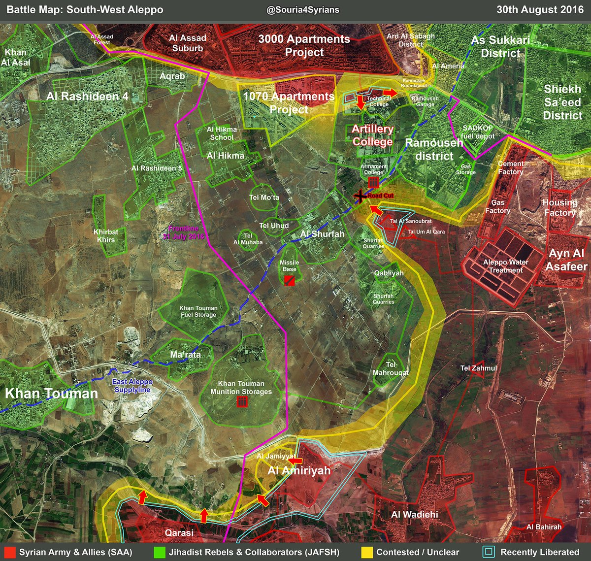 Syrian Army & Hezbollah Overrun Militant Defenses in Southern Aleppo