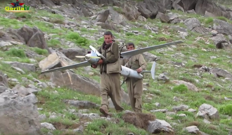 PKK Rebels Shot Down Turkish UAV (Video)