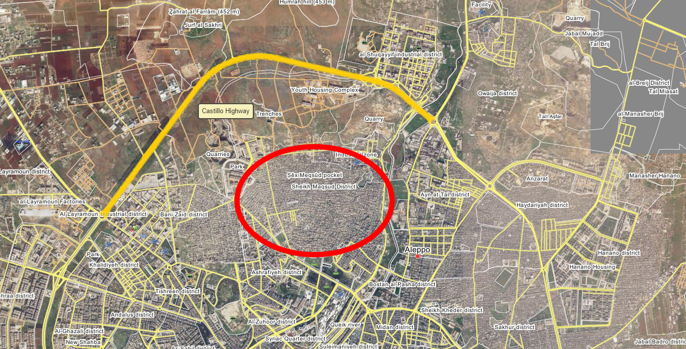 YPG Forces Shelling Government Supply Line to Westen Aleppo, Threat to Close It - Reports