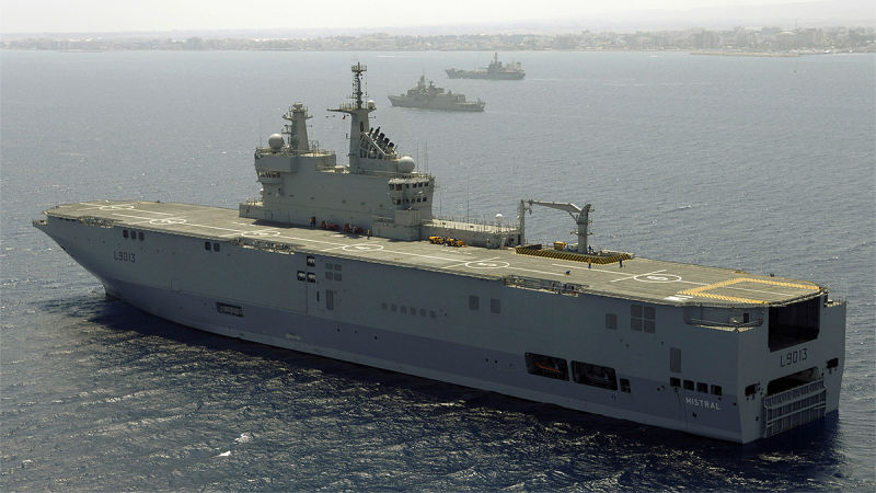 Russia, Egypt Are in Talks on Equipment for Mistral Helicopter Carriers