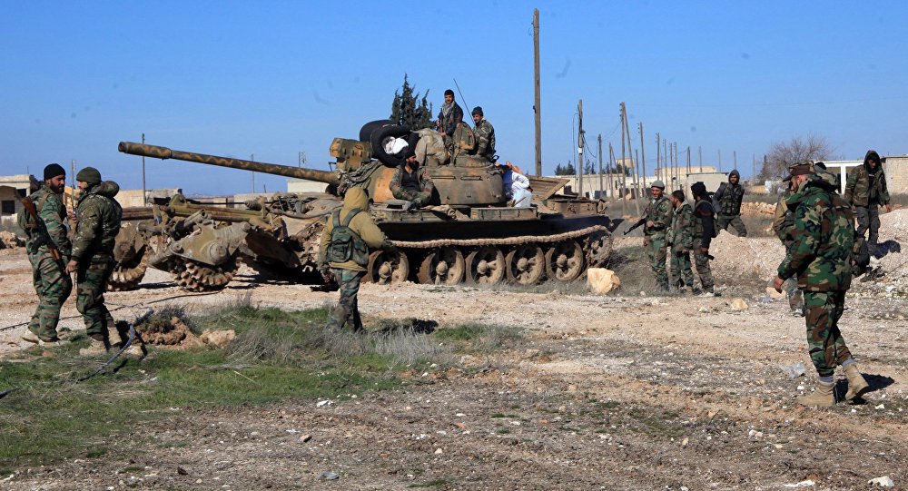 Battle footage of Liwaa Al-Quds, Syrian Army capturing Handarat Camp in Aleppo