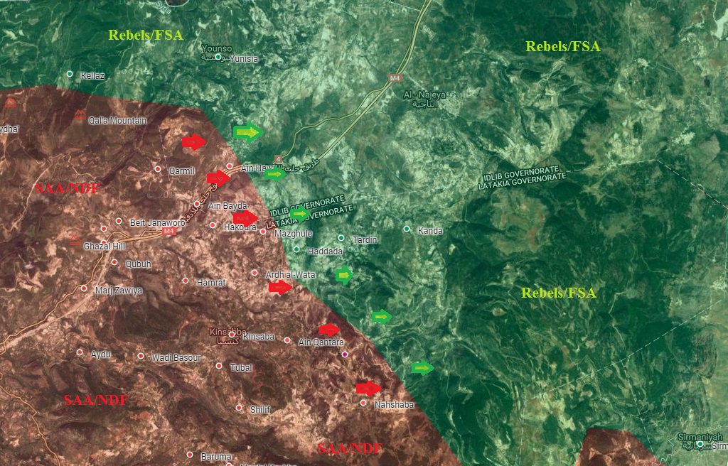 Syrian Army Liberating Several Villages, Deploying Close to Latakia border with Idlib (Maps, Video)