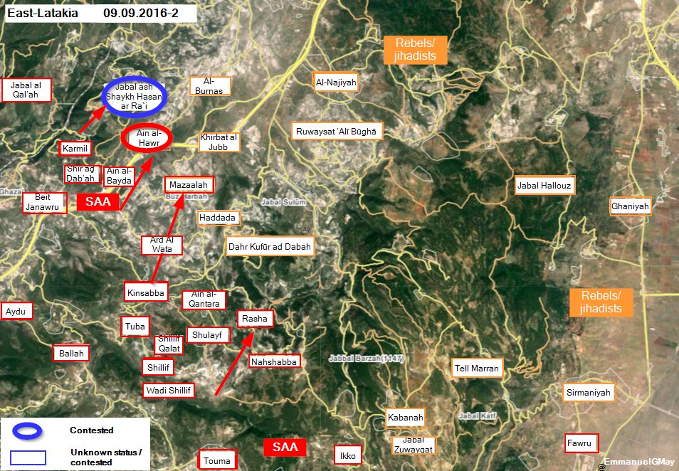 Government Forces Take Control of Al-Ra’i Mountains, Overlook Idlib-Latakia Countryside