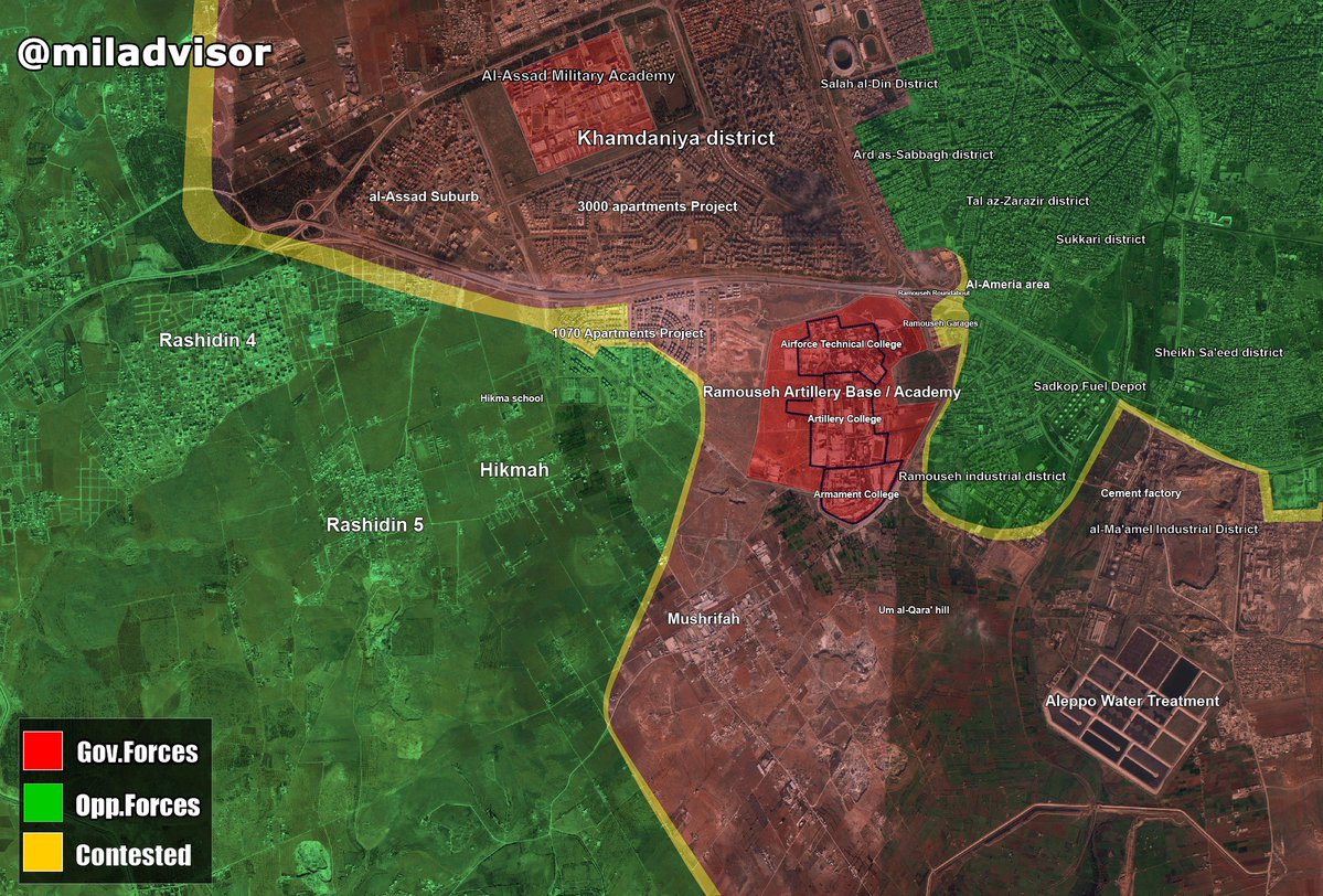 Syrian Army Advancing in Ramouseh Industrial District, Makes Major Gains in Aleppo (Map, Videos, Photos)