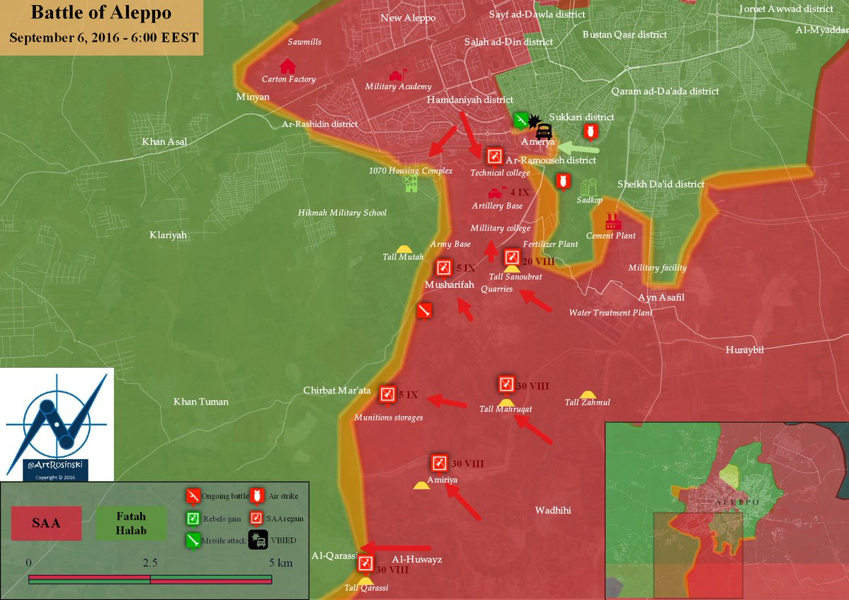 Syrian Army Seizes Al-Dabaghat Plant in Ramouseh Industrial District of Aleppo City