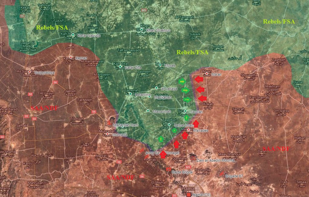 150 Terrorists Killed in Clashes with Syrian Army & Hezbollah in Hama Province