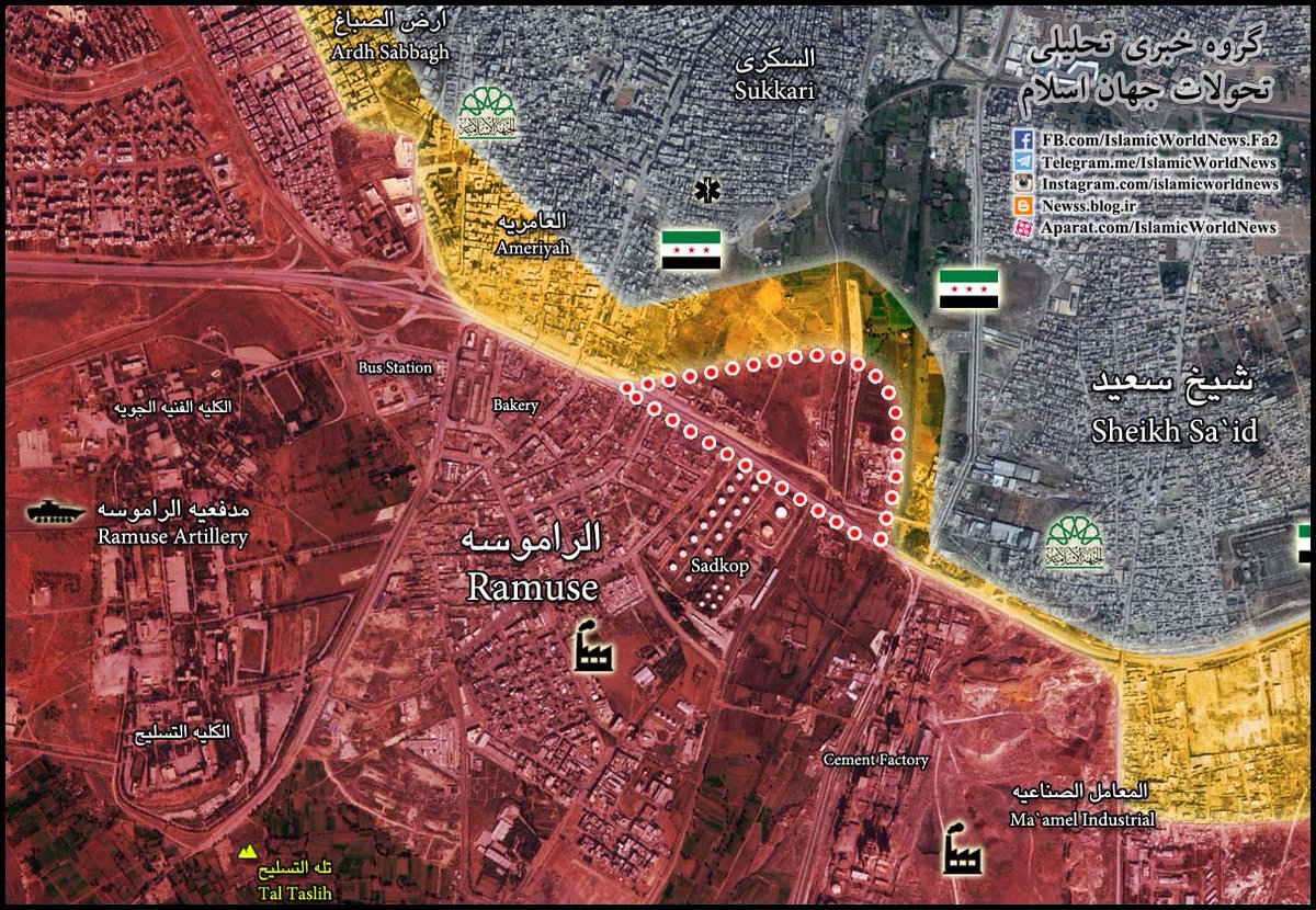 Syrian Army and Hezbollah Seizing Areas insdie Aleppo City