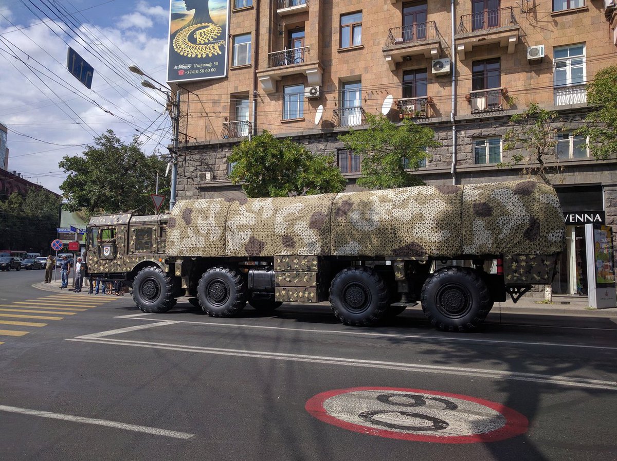 Armenia Receives first Russia-made Iskander-M Missile Systems