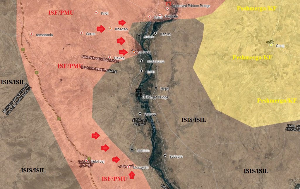 Iraqi Forces Launch Full-Scale Offensive against ISIS near Mosul