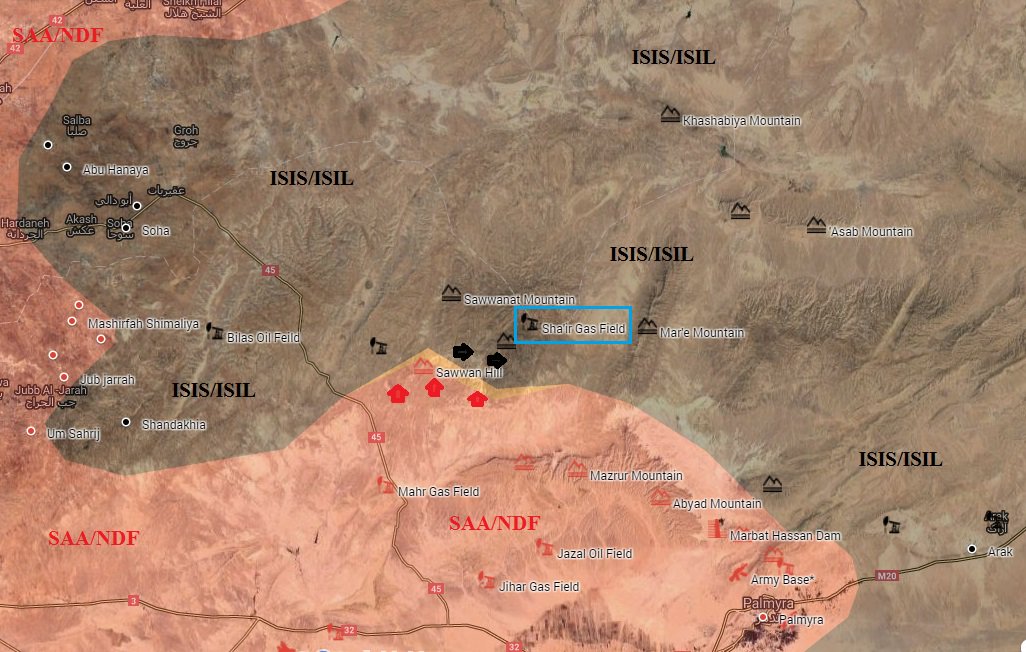 Map Update: Syrian Army's Advance on ISIS in Homs