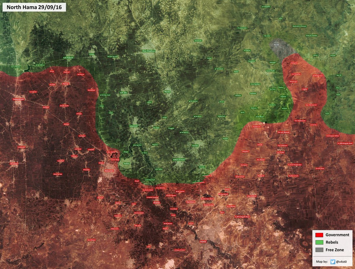 Syrian Gov Forces & Russian Warplanes Repel Major Attack in Hama. 70 Terrorists Killed