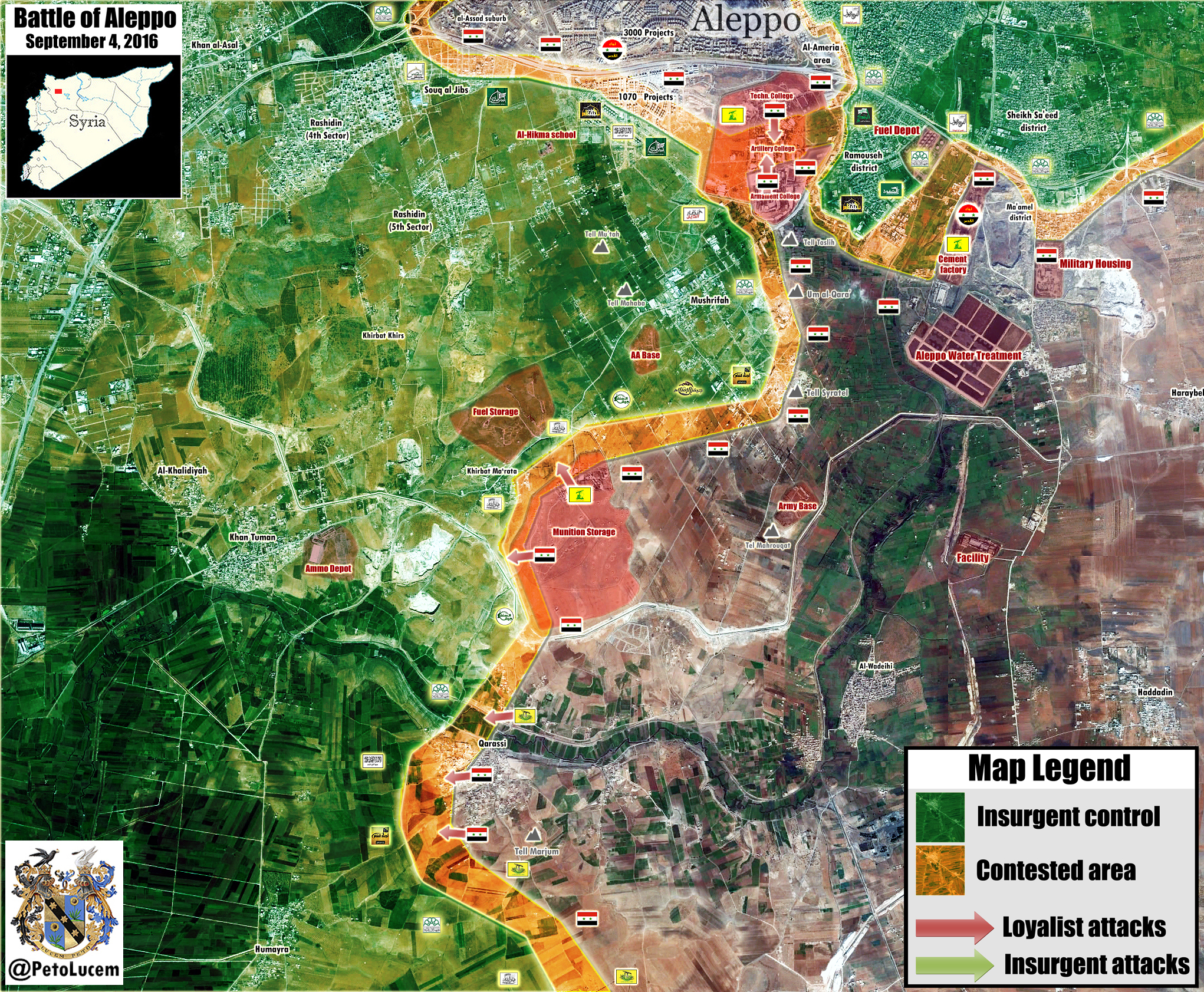 Syrian Army and Its Allies Cut Off Jaish al-Fatah's Corridor, Besieged Aleppo City (Maps, Videos)