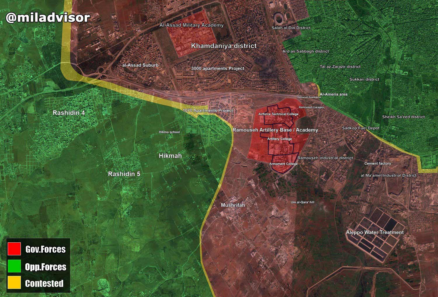 Overview of Clashes in Aleppo Province on September 20-21