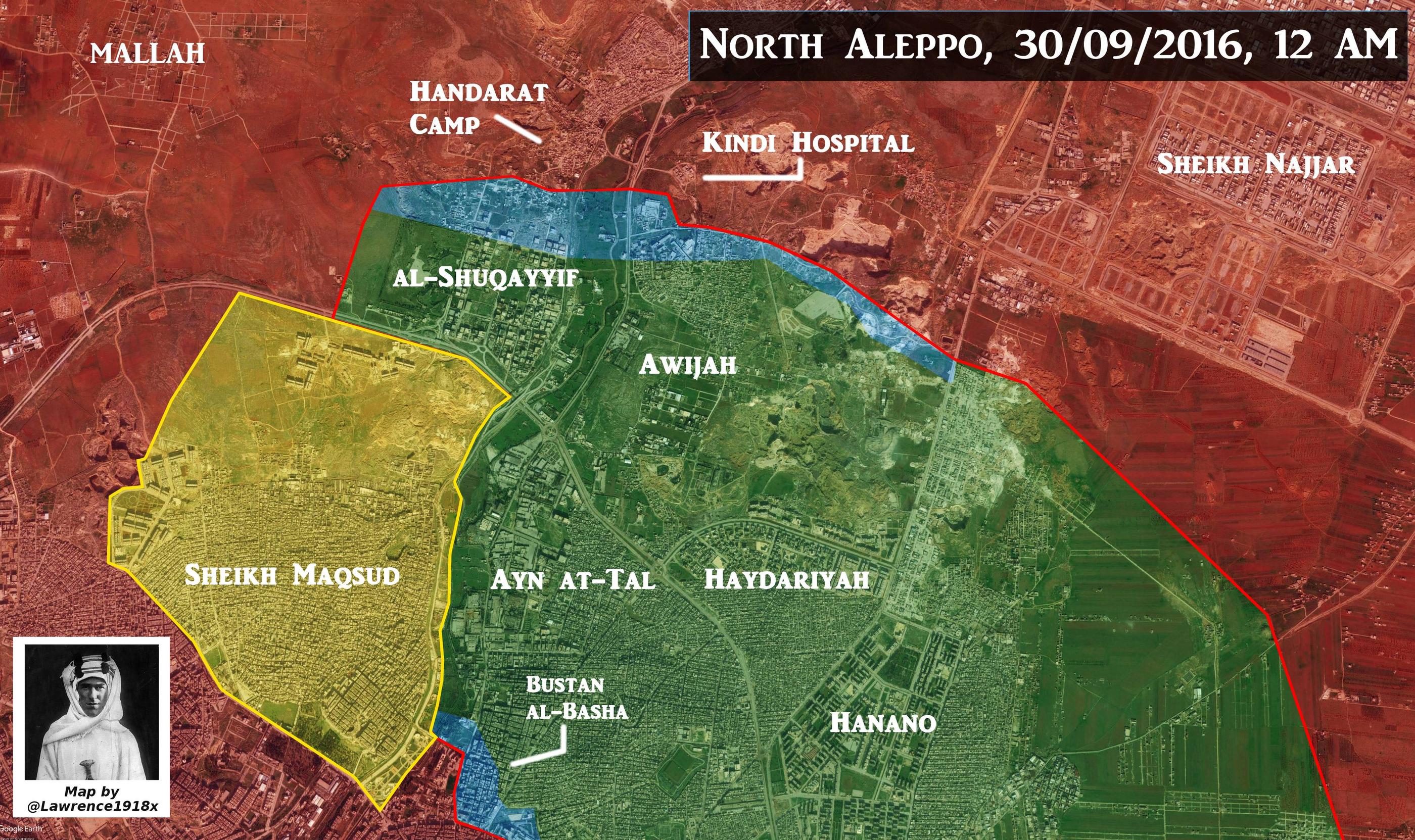 Govt.Forces Advancing in Bustan al Basha & Suleiman al-Halabi Neighborhoods of Aleppo