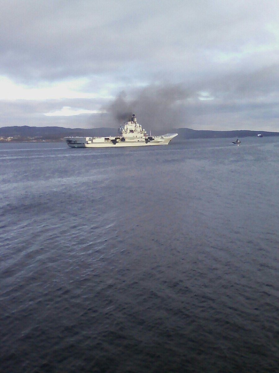 Russia's Sole Aircraft Carrier Starts Campaign in Mediterranean Sea - Officially