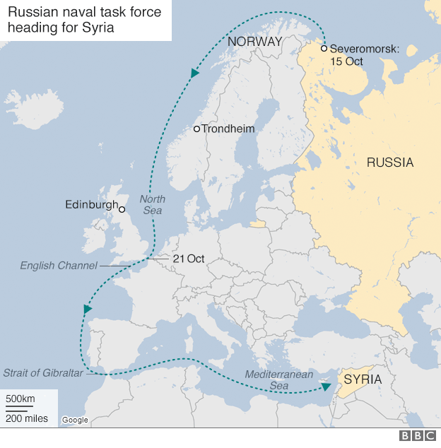 Admiral Kuznetsov & Carrier Battle Group of Russian Navy Entered English Channel (Photo & Video)