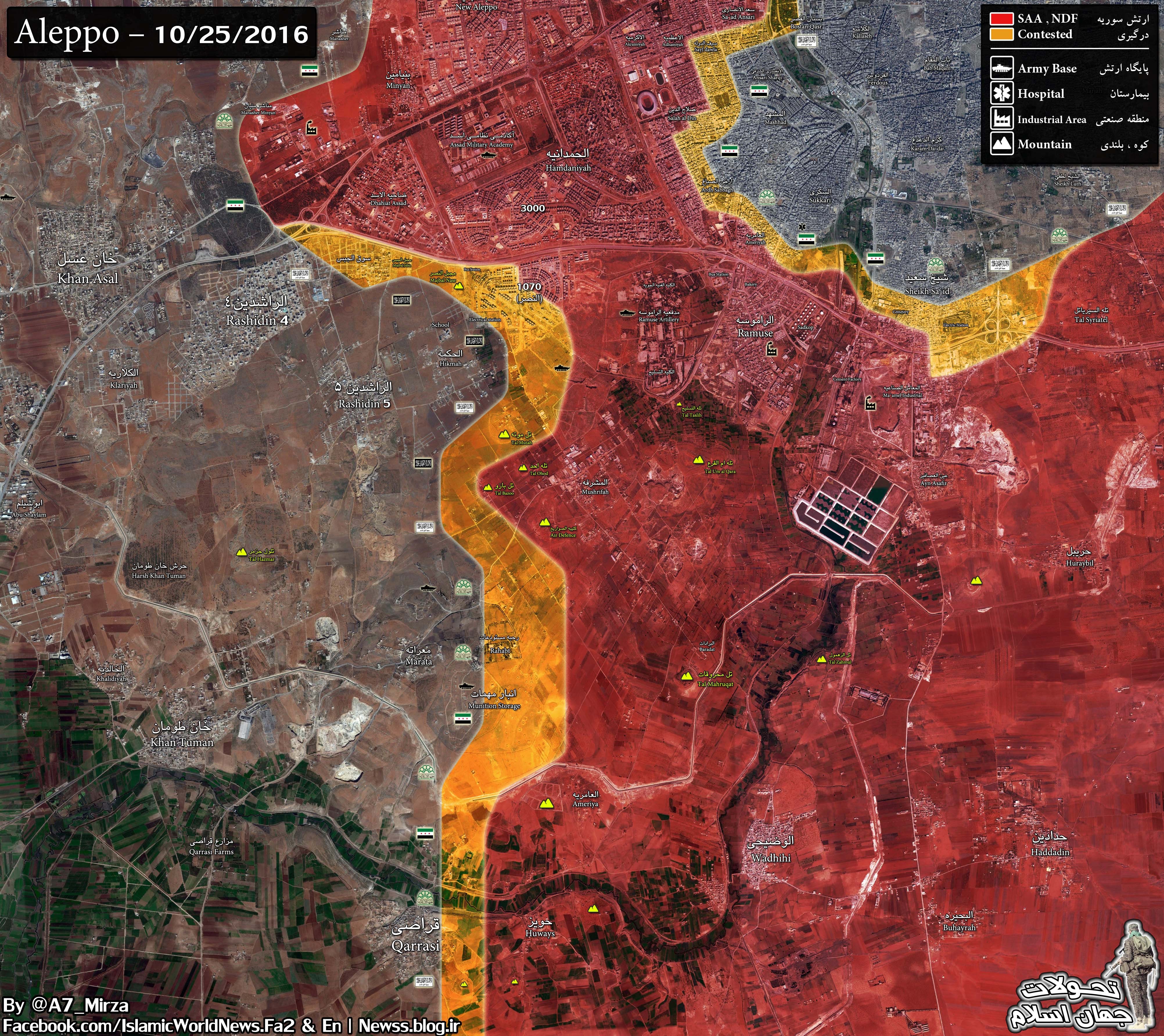 Syrian Army and Hezbollah Make Important Gains in Southern Aleppo