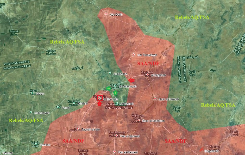 Terrorists' Defenses Collapsing in Hama. Government Forces Retatake Significant Areas