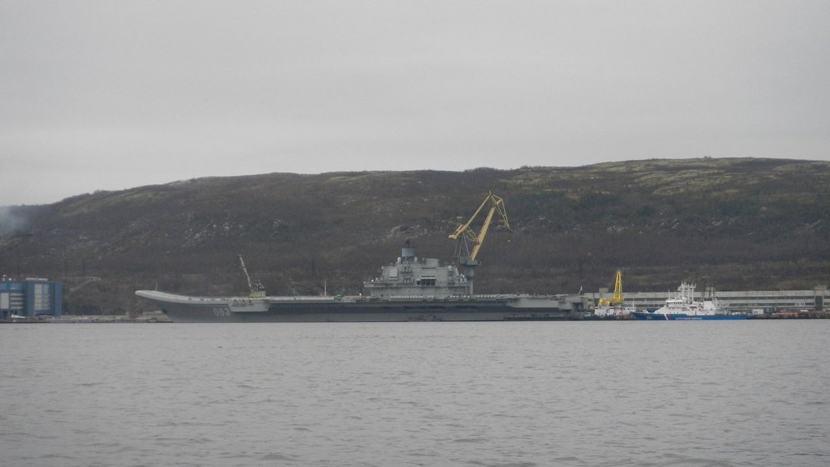 Admiral Kuznetsov Aircraft Carrier Is in Final Preparation for Combat Task in Syria (Photos)