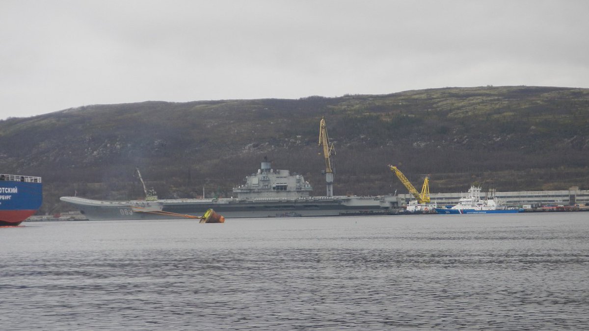 Admiral Kuznetsov Aircraft Carrier Is in Final Preparation for Combat Task in Syria (Photos)