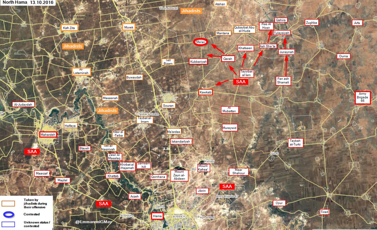 Syrian Army's Tiger Forces Re-Enters Strategic Town of Ma'an in Northerh Hama