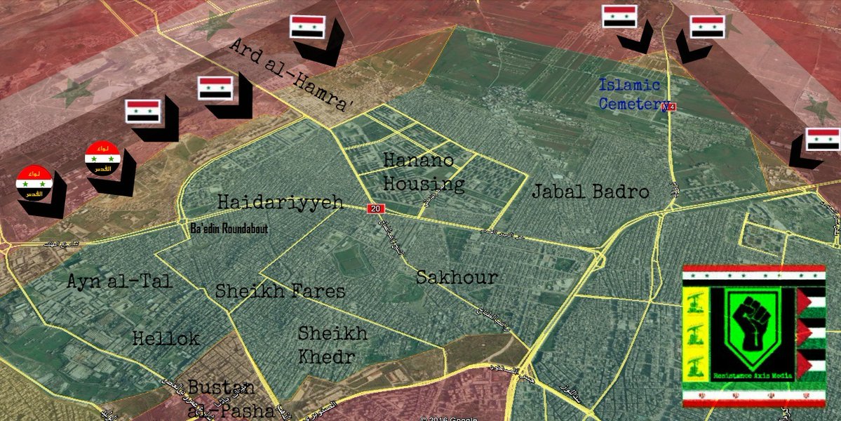 Overview of Military Situation in Aleppo City on October 14-15, 2016