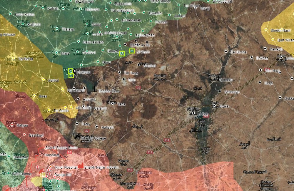 Pro-Turkish Militants Advancing in Direction of Al-Bab