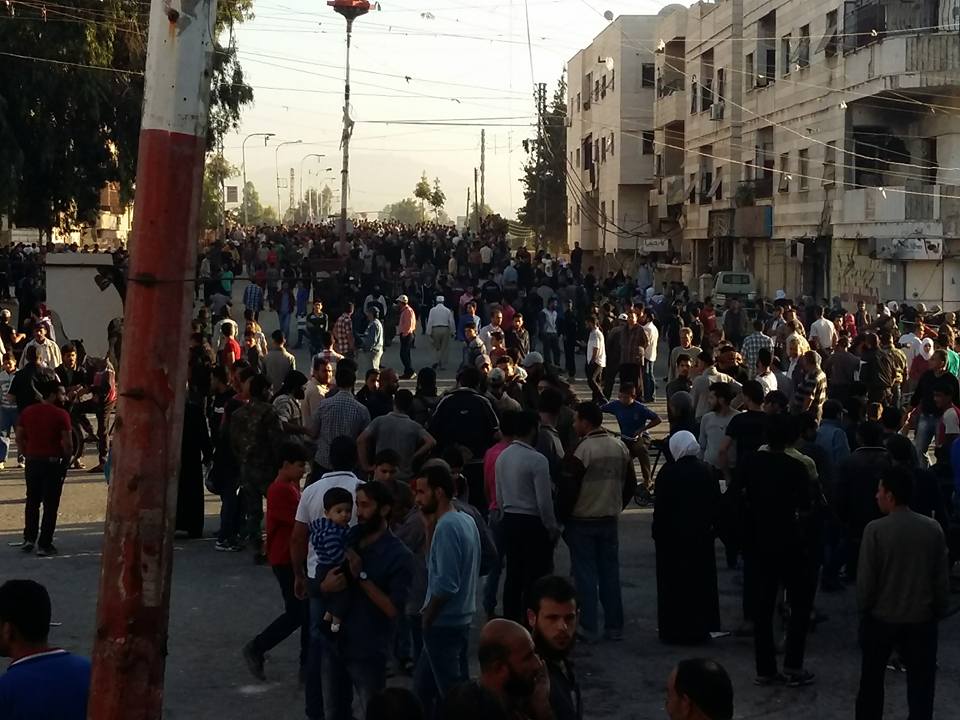 Moadamiya Is Under Government Control. Members of Free Syrian Army Are Being Transported from Damascus to Idlib (Photo & Video)