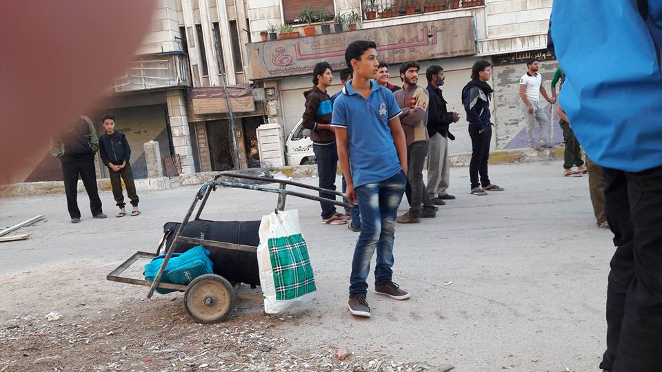 Moadamiya Is Under Government Control. Members of Free Syrian Army Are Being Transported from Damascus to Idlib (Photo & Video)