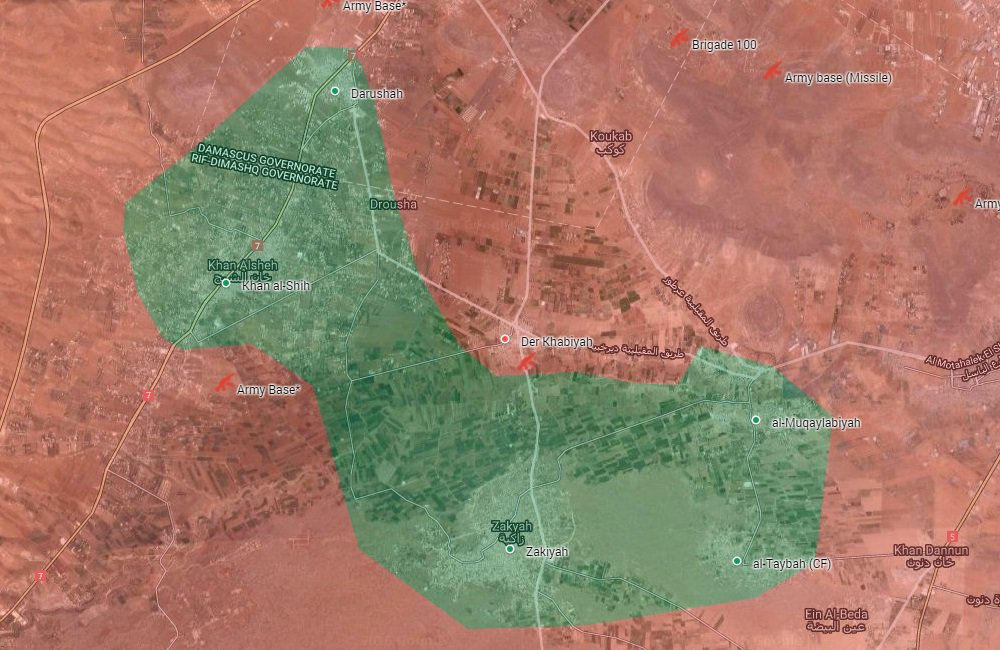 Government Forces Seize Strategic Farms in Western Ghouta