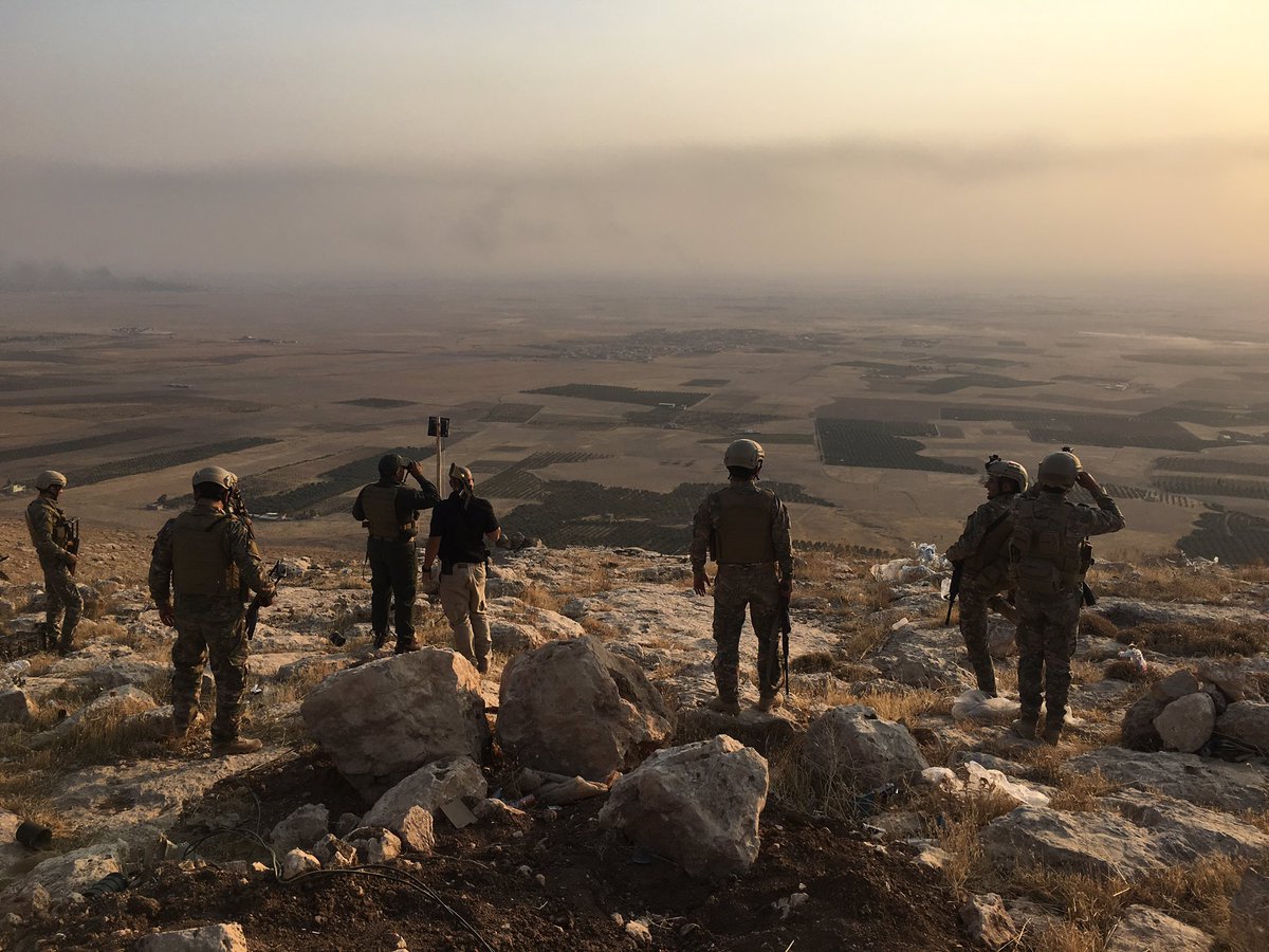 Turkish Troops, Battle Tanks and Artillery Operate in Northeastern Countryside of Mosul (Photos)