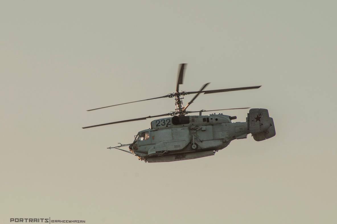 Russian Navy's Ka-31 Airborne Early Warning and Control Helicopter Spotted in Latakia (Photos)