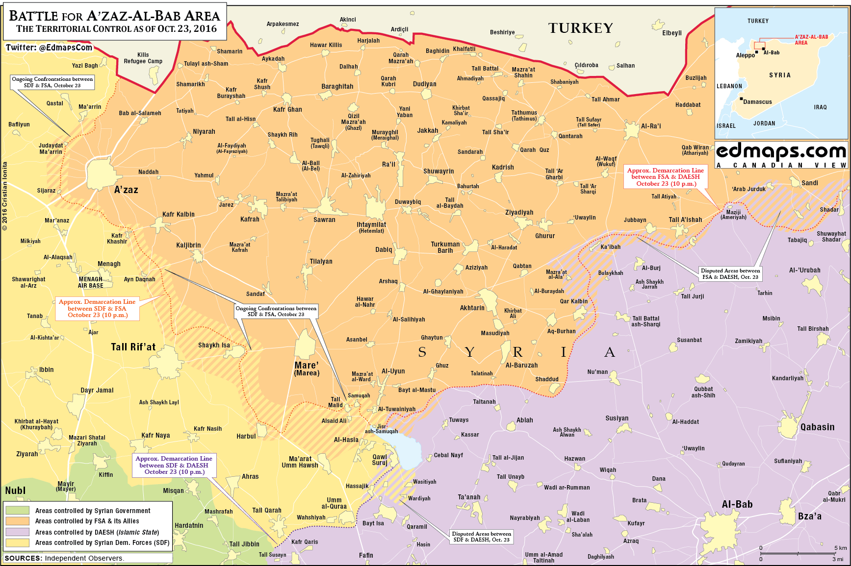 96 Civilians Killed in Turkish Operation in Syria - Report