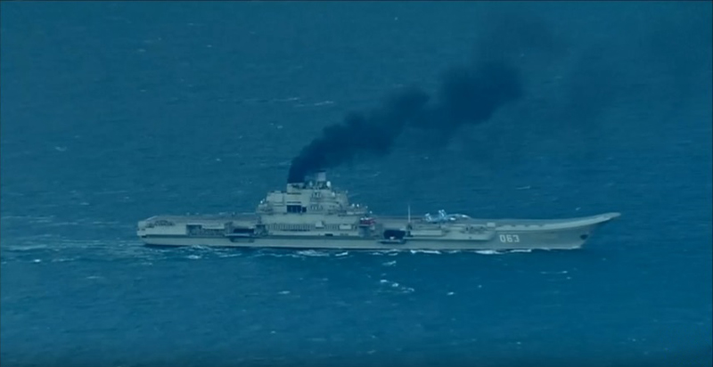 Admiral Kuznetsov & Carrier Battle Group of Russian Navy Entered English Channel (Photo & Video)