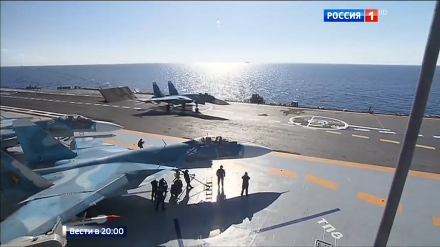 Admiral Kuznetsov's Aircraft Wing during Syrian Operation (Photo & Video)