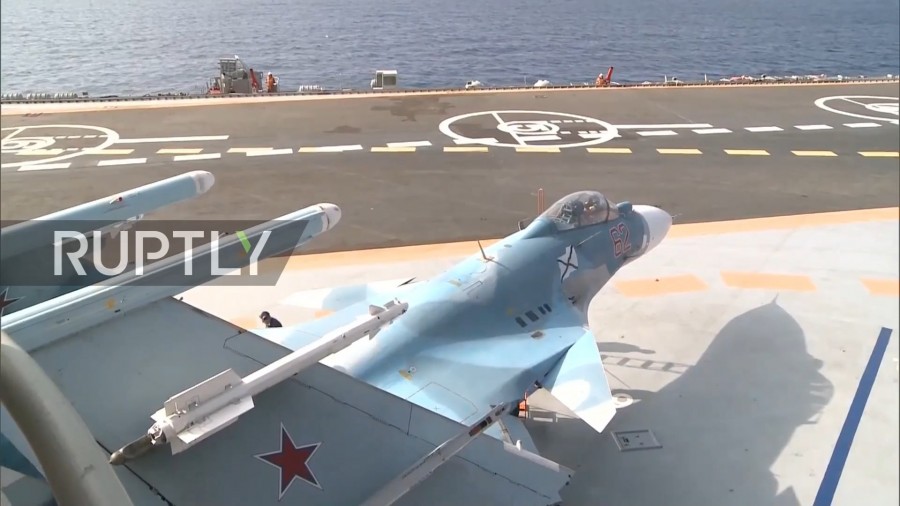 Admiral Kuznetsov's Aircraft Wing during Syrian Operation (Photo & Video)