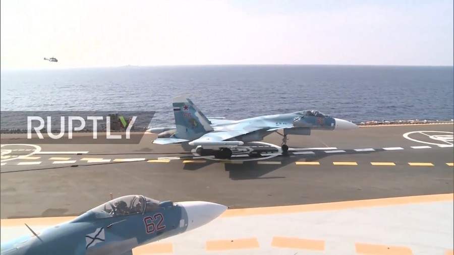 Admiral Kuznetsov's Aircraft Wing during Syrian Operation (Photo & Video)