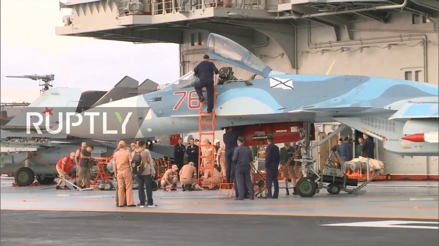 Admiral Kuznetsov's Aircraft Wing during Syrian Operation (Photo & Video)