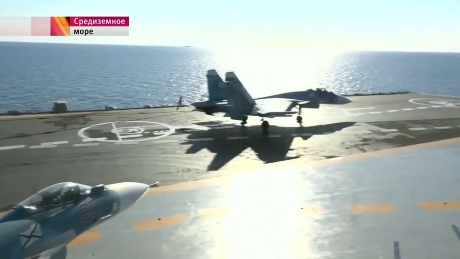 Admiral Kuznetsov's Aircraft Wing during Syrian Operation (Photo & Video)