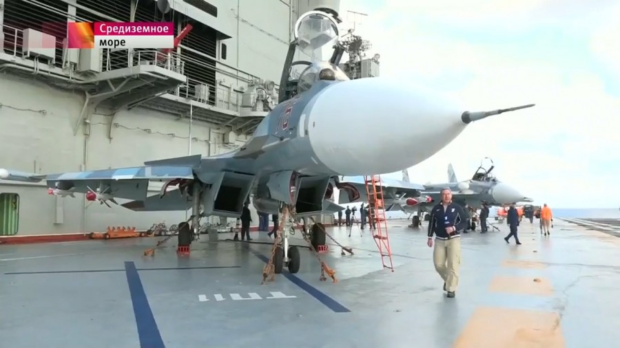 Admiral Kuznetsov's Aircraft Wing during Syrian Operation (Photo & Video)