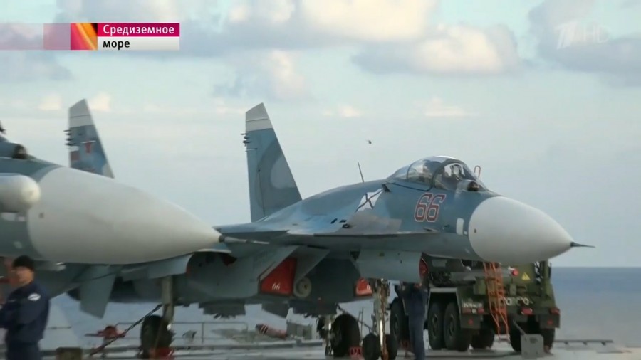 Admiral Kuznetsov's Aircraft Wing during Syrian Operation (Photo & Video)